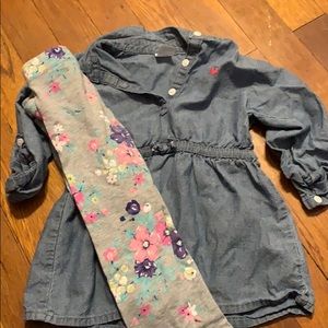 Carter jean dress & leggings
